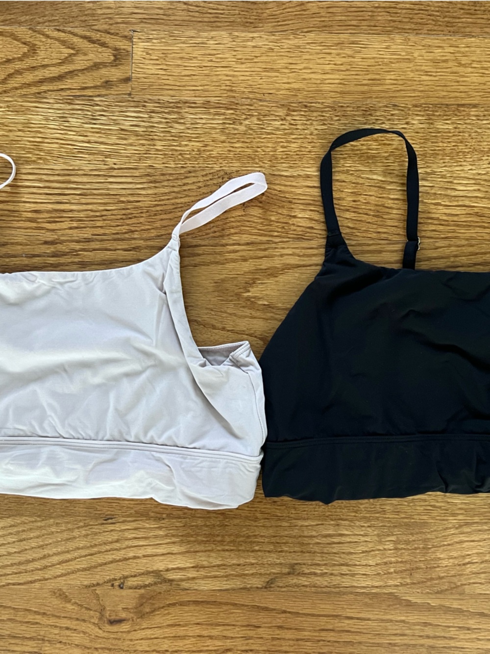Natori Black and White Wireless Bralettes